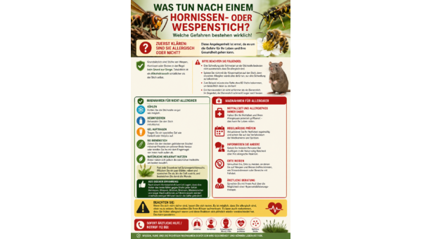 Wespenstich - was tun?